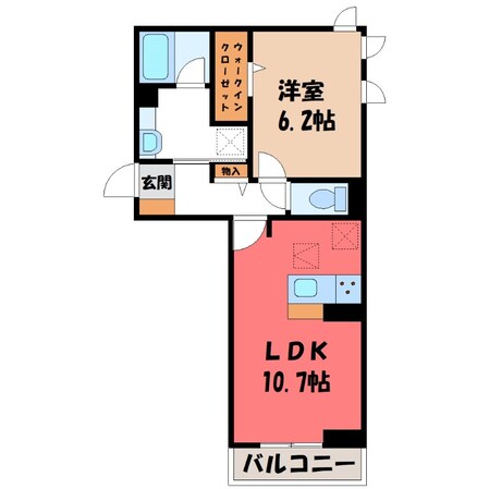 古河駅 徒歩27分 1階の物件間取画像